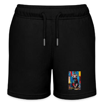 Furet - Short de jogging enfant bio Stanley/Stella - noir - Devant