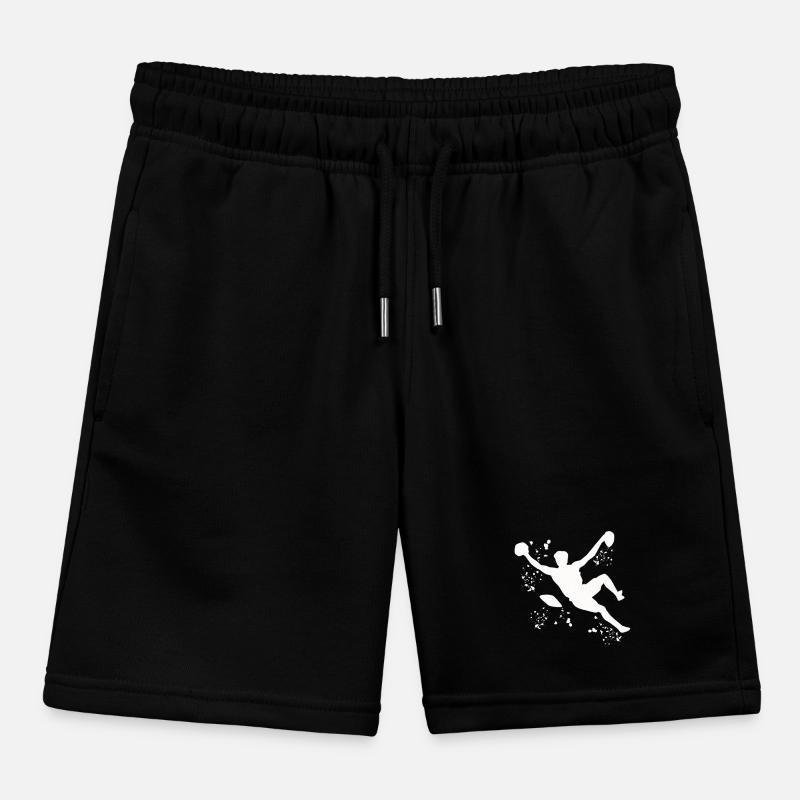 Boulderer Colorsplash Boulder Bouldering Kids Organic Sweat Shorts by Stanley/Stella