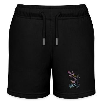 Sauts en longueur Saut en longueur Enfants Saut en longueur - Short de jogging enfant bio Stanley/Stella - noir - Devant