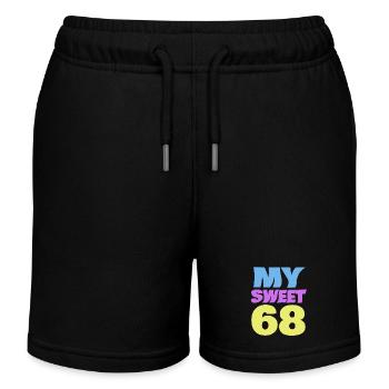 Alter 68 - Kinder Organic Joggingshorts Mini Bolter von Stanley/Stella - Schwarz - Vorne