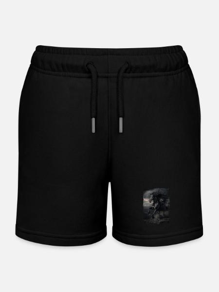 Frisian - Kids Organic Sweat Shorts by Stanley/Stella - black