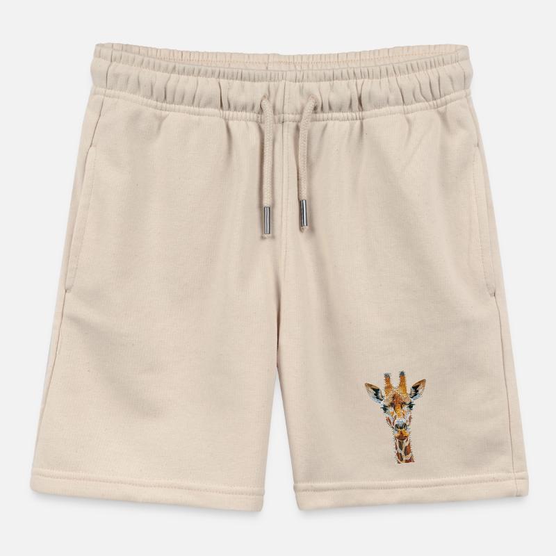 Giraffe Kids Organic Sweat Shorts by Stanley/Stella