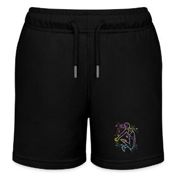Sauts en longueur Saut en longueur Enfants Saut en longueur - Short de jogging enfant bio Stanley/Stella - noir - Devant