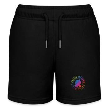 Soziale Arbeit Ich Stehe Zu Dir - Kinder Organic Joggingshorts Mini Bolter von Stanley/Stella - Schwarz - Vorne