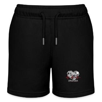 Engineer Engineer Heartbeat - Kids Organic Sweat Shorts by Stanley/Stella - black - Front