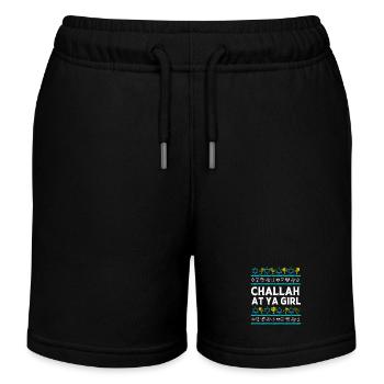 Hanoucca - Short de jogging enfant bio Stanley/Stella - noir - Devant