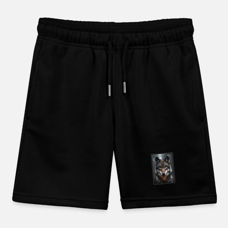 Wölfe Wolf Kinder Organic Joggingshorts Mini Bolter von Stanley/Stella