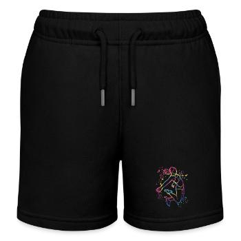 Sauts en longueur Saut en longueur Enfants Saut en longueur - Short de jogging enfant bio Stanley/Stella - noir - Devant