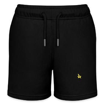 POCHE POITRINE ÉTOILE - Short de jogging enfant bio Stanley/Stella - noir - Devant