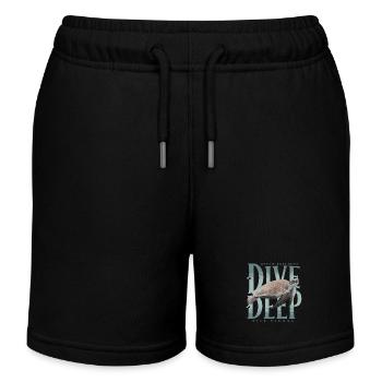 Plongeurs - Short de jogging enfant bio Stanley/Stella - noir - Devant