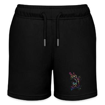 Sauts en longueur Saut en longueur Enfants Saut en longueur - Short de jogging enfant bio Stanley/Stella - noir - Devant