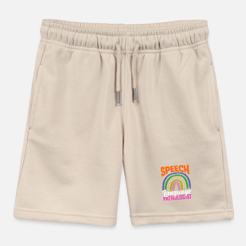 Speech Language Pathologist Regenbogen Kinder Organic Joggingshorts Mini Bolter von Stanley/Stella