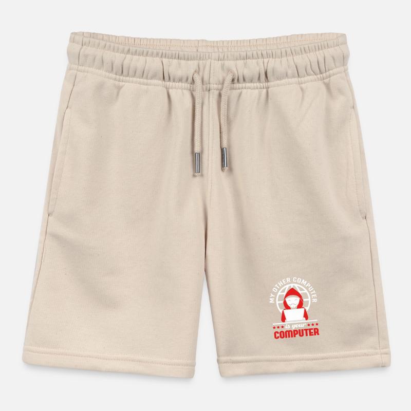 Cybersecurity Cyber Programmierer Hacker Kinder Organic Joggingshorts Mini Bolter von Stanley/Stella