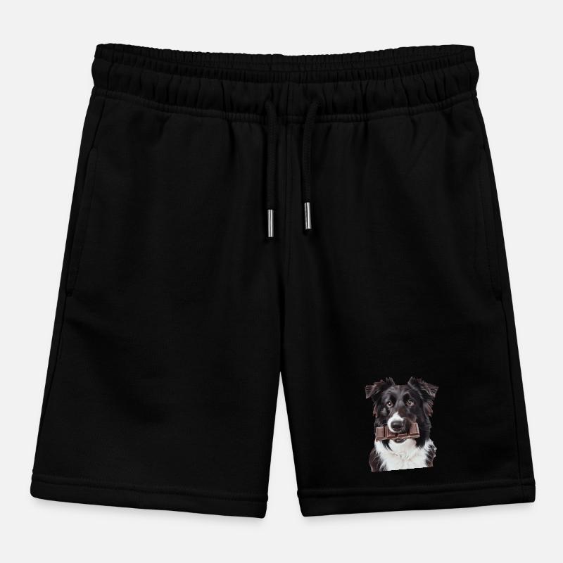 Border Collie Kids Organic Sweat Shorts by Stanley/Stella
