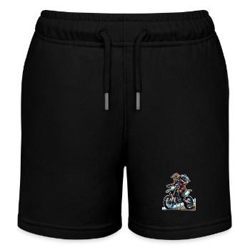 Motocross Femmes Filles Fille - Short de jogging enfant bio Stanley/Stella - noir - Devant