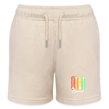 Klarinette - Kinder Organic Joggingshorts Mini Bolter von Stanley/Stella - Natur - Vorne
