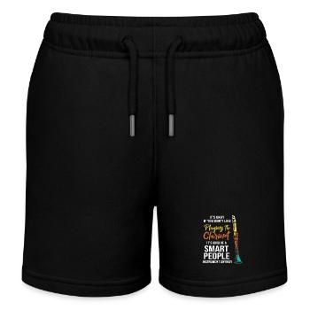 Clarinette - Short de jogging enfant bio Stanley/Stella - noir - Devant