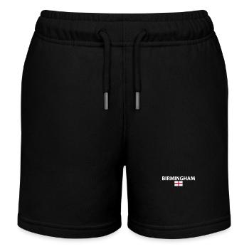 Birmingham Angleterre Drapeau anglais Anglais - Short de jogging enfant bio Stanley/Stella - noir - Devant