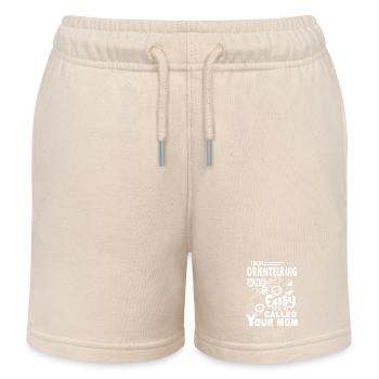 Orienteering Wasn't Easy - Kids Organic Sweat Shorts by Stanley/Stella - soft Ecru - Front