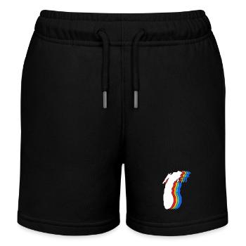 Grands Lacs - Short de jogging enfant bio Stanley/Stella - noir - Devant