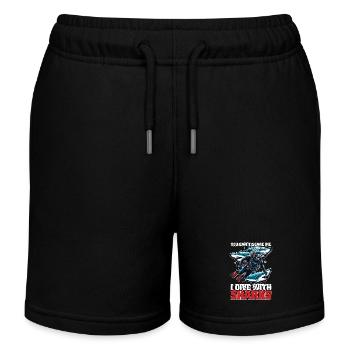 Plongée sous-marine Vous ne pouvez pas me faire peur Nageur de plongée en apnée - Short de jogging enfant bio Stanley/Stella - noir - Devant