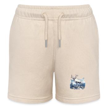 Caribou Karibus Karibu - Kinder Organic Joggingshorts Mini Bolter von Stanley/Stella - Natur - Vorne