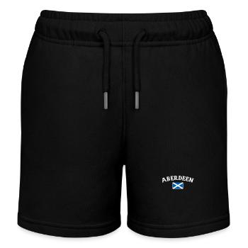 Aberdeen Ecosse Ecosse Drapeau Ecossais Ecosse - Short de jogging enfant bio Stanley/Stella - noir - Devant