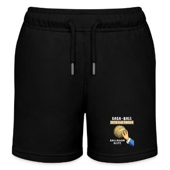 GAGA BALL INTO THE ARENA - Kinder Organic Joggingshorts Mini Bolter von Stanley/Stella - Schwarz - Vorne