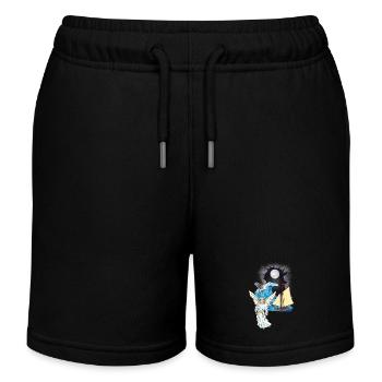 Ange gardien Marin maritime Ange marin - Short de jogging enfant bio Stanley/Stella - noir - Devant