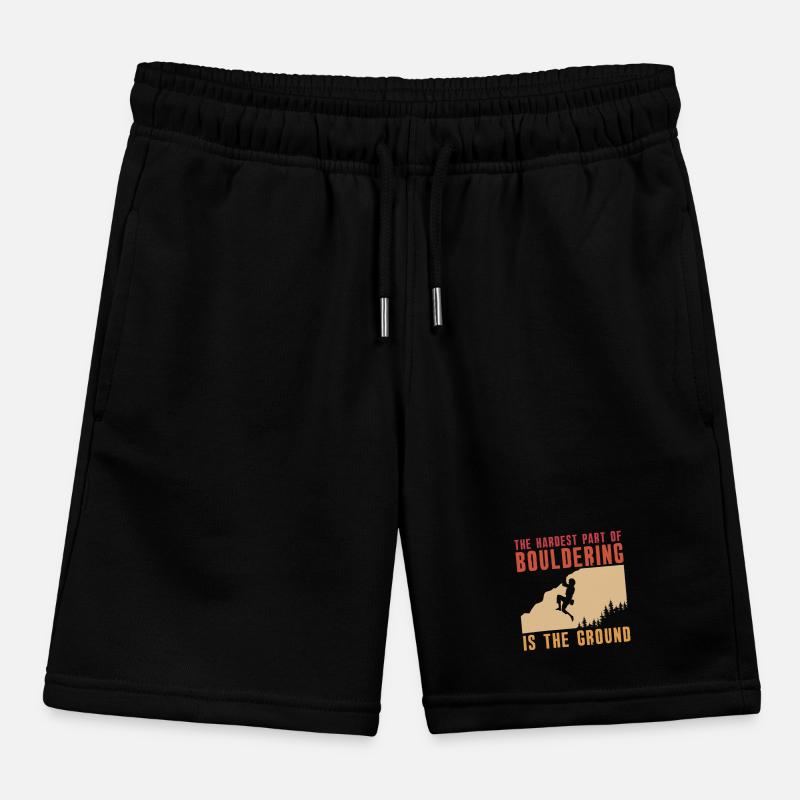 Bouldering Boulderer Bouldering Kids Organic Sweat Shorts by Stanley/Stella