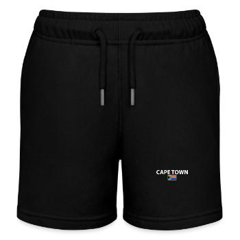 Cape Town Afrique du Sud Drapeau sud-africain - Short de jogging enfant bio Stanley/Stella - noir - Devant
