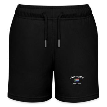 Cape Town Afrique du Sud Drapeau sud-africain - Short de jogging enfant bio Stanley/Stella - noir - Devant