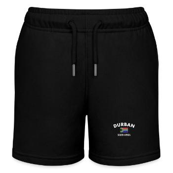 Durban Afrique du Sud Drapeau sud-africain - Short de jogging enfant bio Stanley/Stella - noir - Devant