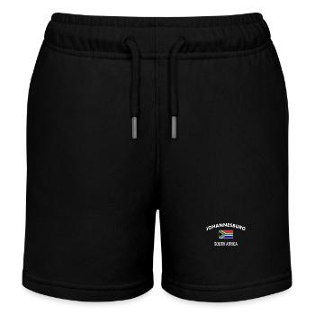 Johannesburg Afrique du Sud Drapeau sud-africain - Short de jogging enfant bio Stanley/Stella - noir - Devant