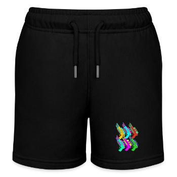 Pistolet à eau - Short de jogging enfant bio Stanley/Stella - noir - Devant