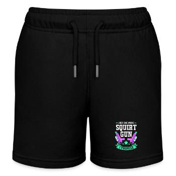 Wasserpistole - Kinder Organic Joggingshorts Mini Bolter von Stanley/Stella - Schwarz - Vorne