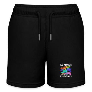 Pistolet à eau - Short de jogging enfant bio Stanley/Stella - noir - Devant