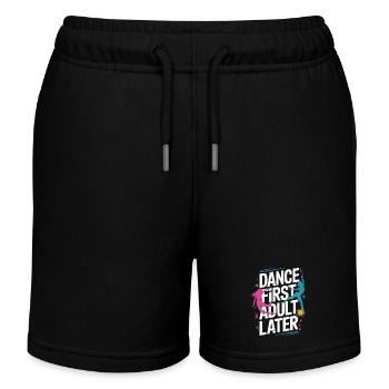 Tanzen Tänzer Tanzen - Kinder Organic Joggingshorts Mini Bolter von Stanley/Stella - Schwarz - Vorne