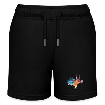 Élan - Short de jogging enfant bio Stanley/Stella - noir - Devant