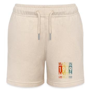 1929 Birthday: Legendary Retro Gift - Kids Organic Sweat Shorts by Stanley/Stella - soft Ecru - Front