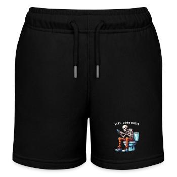 TOILETTE SMARTPHONE FEEL-GOOD - Short de jogging enfant bio Stanley/Stella - noir - Devant