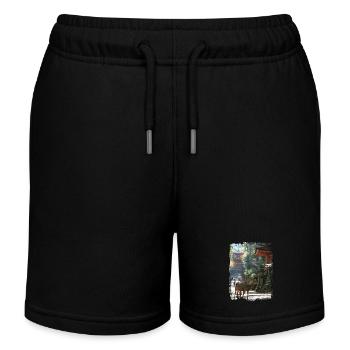 Japan - Kinder Organic Joggingshorts Mini Bolter von Stanley/Stella - Schwarz - Vorne