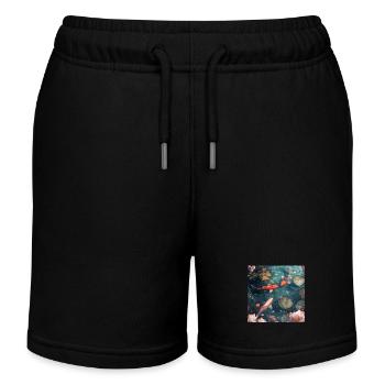 Japan - Kinder Organic Joggingshorts Mini Bolter von Stanley/Stella - Schwarz - Vorne