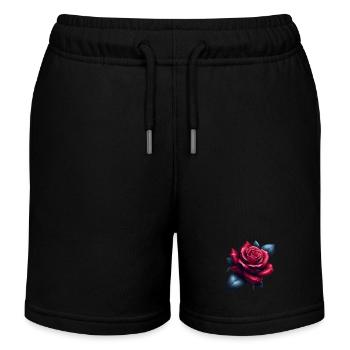 Rose - Kinder Organic Joggingshorts Mini Bolter von Stanley/Stella - Schwarz - Vorne