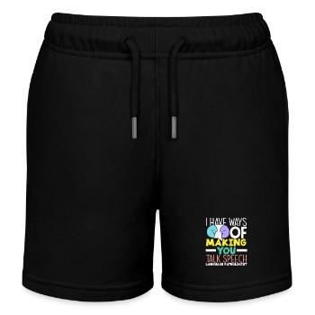 Logopäde: Ich Bringe Dich Zum Reden - Kinder Organic Joggingshorts Mini Bolter von Stanley/Stella - Schwarz - Vorne