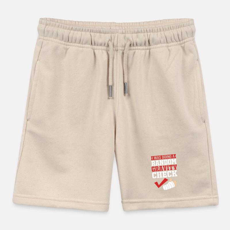 Broken Arm Bone Fracture Kids Organic Sweat Shorts by Stanley/Stella