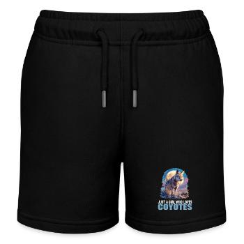 Coyotes Coyote - Short de jogging enfant bio Stanley/Stella - noir - Devant