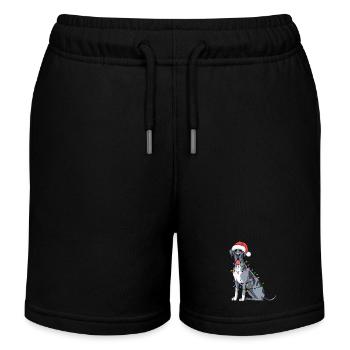 Great Dane Christmas Lights Xmas Dogs Gifts - Kinder Organic Joggingshorts Mini Bolter von Stanley/Stella - Schwarz - Vorne