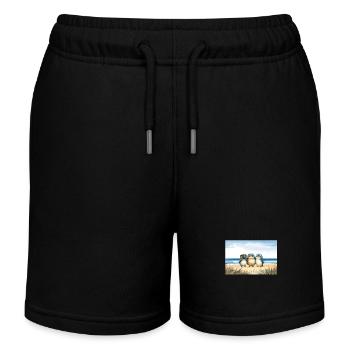Bezaubernde Pinguine Adorables Pinguins - Short de jogging enfant bio Stanley/Stella - noir - Devant