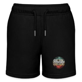 Bowling - Short de jogging enfant bio Stanley/Stella - noir - Devant